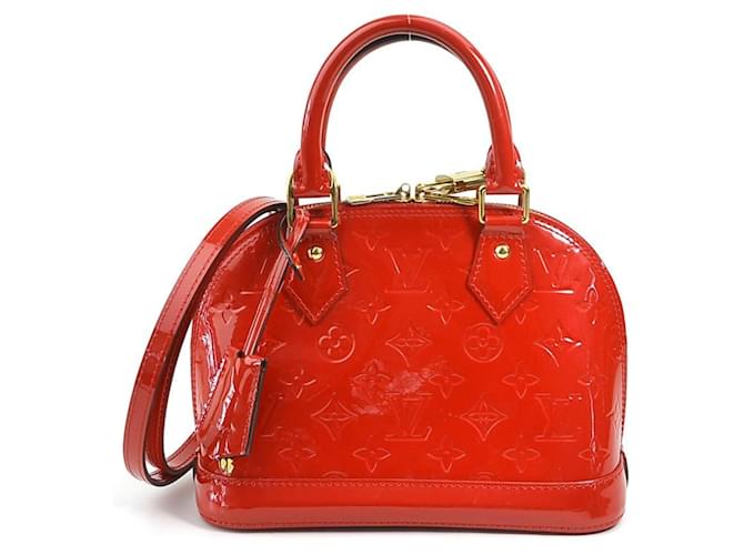 Louis Vuitton Alma BB Roja Charol  ref.1564248