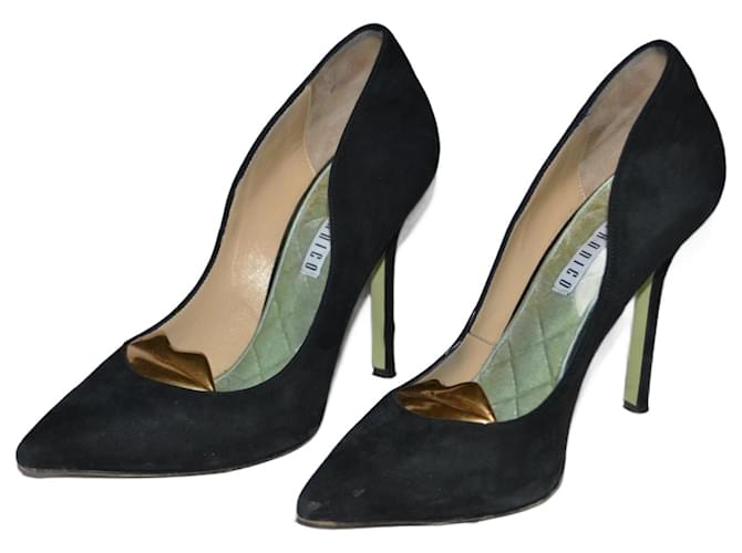 Autre Marque low-cut tops Black Deerskin  ref.1564251