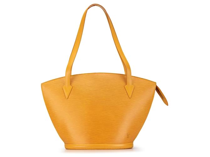 Sac tote long à bandoulière Epi Saint Jacques GM Louis Vuitton jaune Cuir  ref.1564309