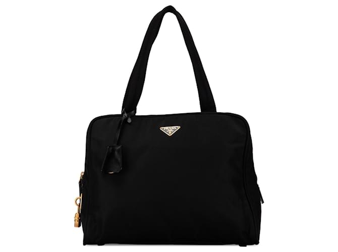 Black Prada Tessuto Tote Bag Cloth  ref.1564321