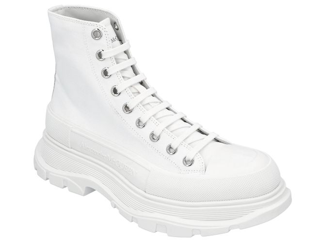 Alexander McQueen Tread Slick Boot in White