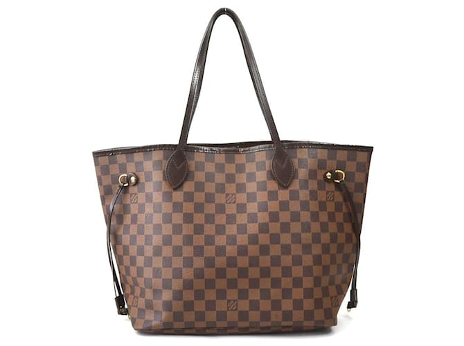 Louis Vuitton Neverfull MM Marrom Lona  ref.1564506