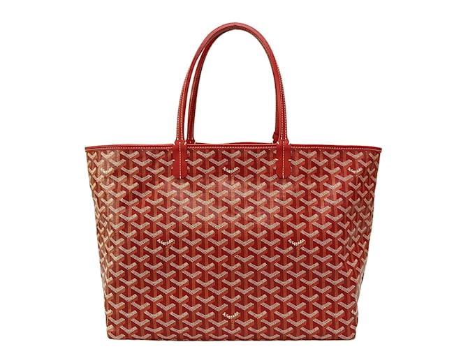 Goyard Red Goyardine Saint Louis PM Cloth Cloth  ref.1564640