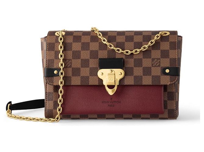 Louis Vuitton Vavin PM Handtasche Damier Ebene Braun