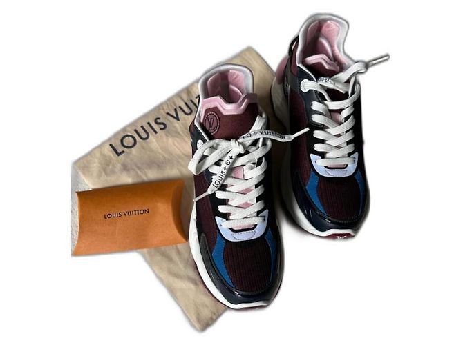 Louis Vuitton Running 55 Sneaker Leder Dunkelblau