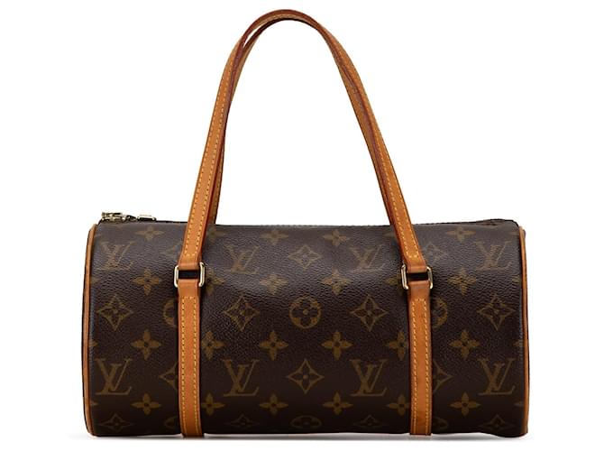 Brown Louis Vuitton Monogram Papillon 28 Handbag Leather  ref.1564962