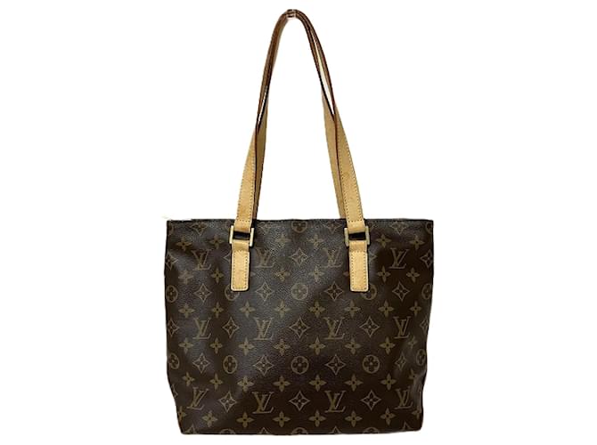 Louis Vuitton Monogram Cabas Piano Shoulder Bag M51148 Brown Cloth  ref.1565867