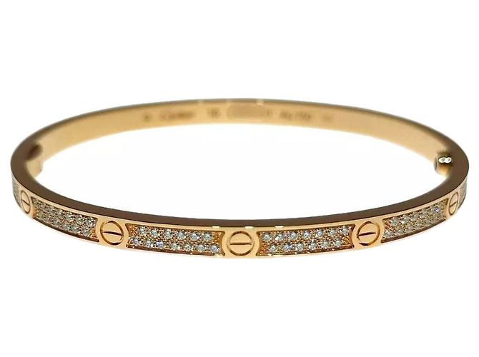 Love Pulsera Cartier Oro Rosa Dorado