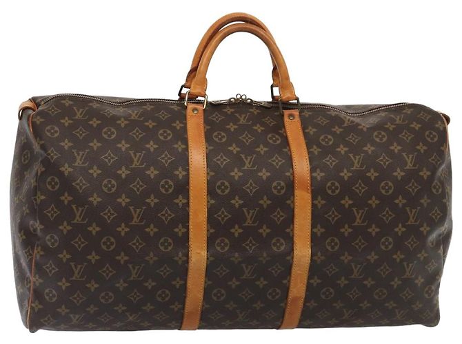 LOUIS VUITTON Monogram Keepall 60 Sac de Boston M41422 LV Auth am6591 Monogramme