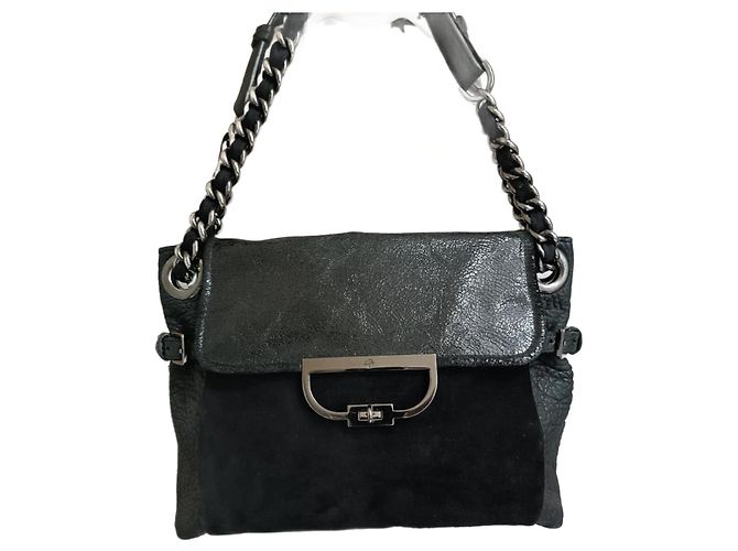 Borsa Mulberry Jenah in pelle nera Nero