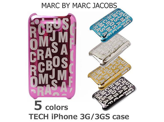 Marc Jacobs iPhone 3G/3GS Case Metallic Logo