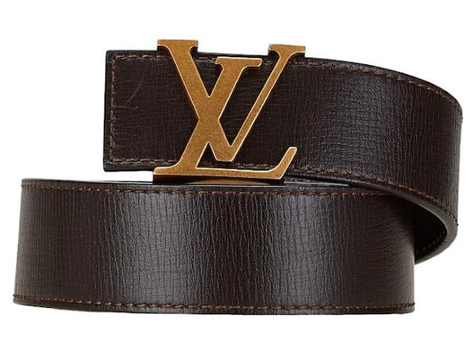 Autre Marque Ceinture en cuir Louis Vuitton 85 34 LV Initial M6902 en excellent etat ref.1568050 Joli Closet