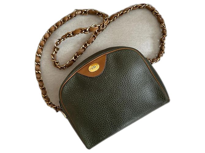 Christian Dior DIOR - Bolso de cuero Verde oscuro