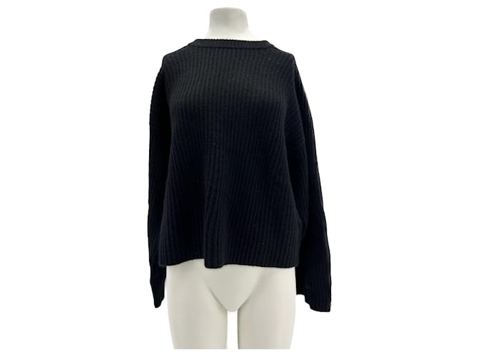 Autre Marque Loulou studio knitwear T.International S Cashmere Black  ref.1571168