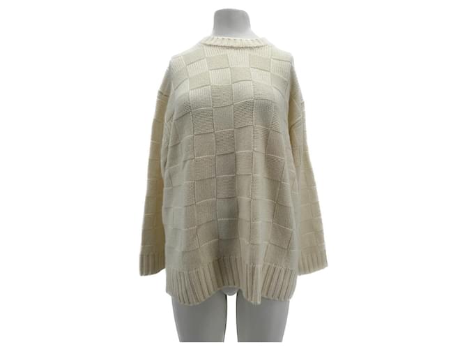 Autre Marque Loulou studio knitwear T.International S Cashmere Cream  ref.1571179