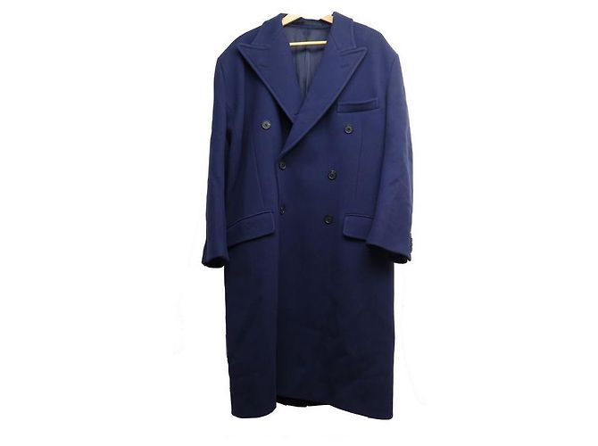 NEW BALENCIAGA OVERSIZED COAT M 38 STRUCTURED WOOL PULLED WRAP COAT