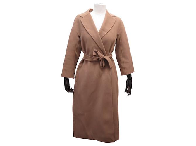 NEW COAT S' MAX MARA LONG 0120-030-535 XS 34 36-38 WOOL