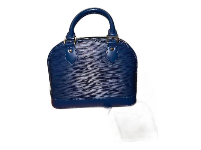 Louis Vuitton Alma BB Cuero Epi Azul Marino