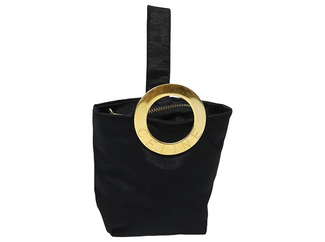 Céline CELINE Nylon Tasche Schwarz Auth 84937