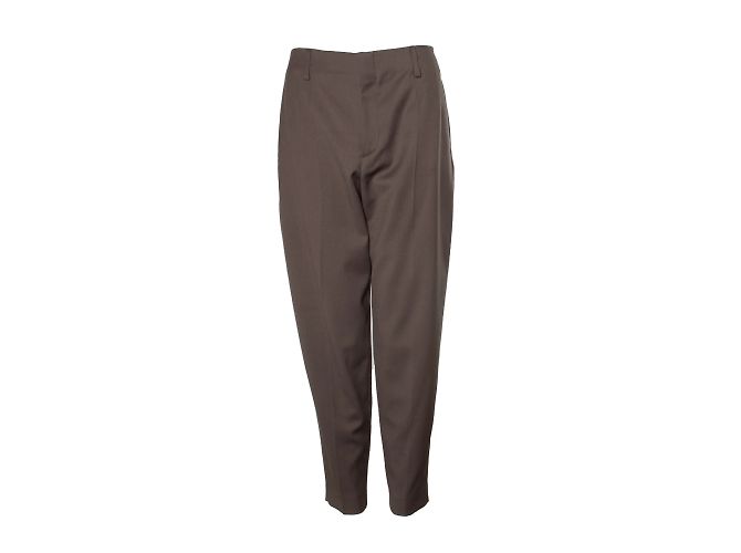 Filippa K, Weite Hose in Khaki Braun