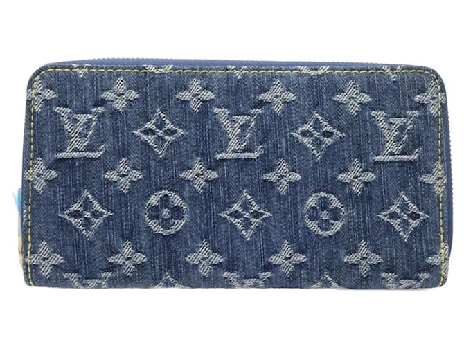 Louis Vuitton Monogram Denim Zippy Wallet Blue ref.1573749