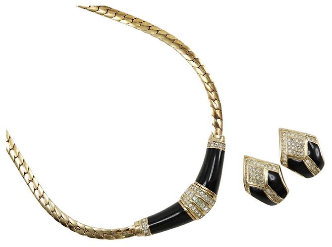 Orecchini a clip con strass Christian Dior