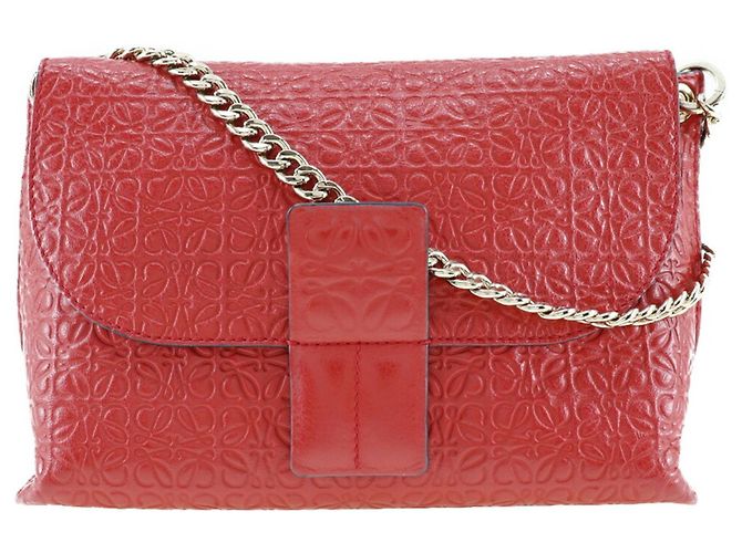 Borsa a Spalla Loewe Avenue Rossa Rosso
