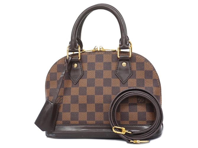 Sac à main Damier Alma BB Louis Vuitton Damier ebène