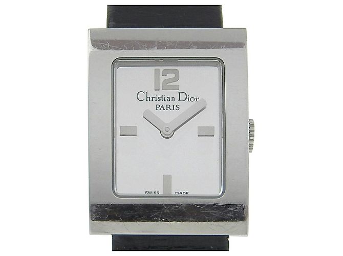 Reloj de pulsera Christian Dior Malice D78 109 Negro Plata