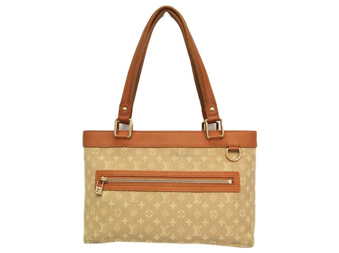 Sac à main Louis Vuitton Monogram Mini Lucille PM Beige