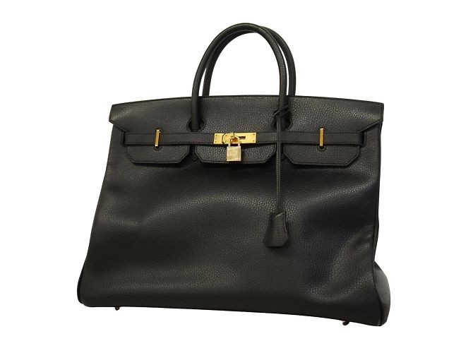 Hermès Hermes Birkin 40 Handbag Black