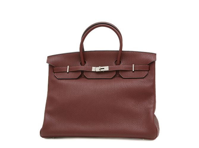 Hermès Sac à main Hermes Birkin 40 en Rouge H