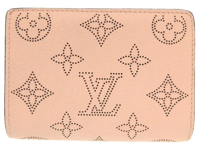 Billetera bi-fold Monogram Mahina Louis Vuitton Rosa