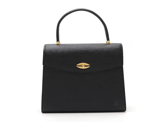 Louis Vuitton Epi Malesherbes Handbag Black Leather  ref.1578164