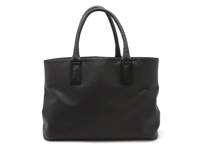 Bottega Veneta Marco Polo Tote Bag Black Dark brown Plastic ref.1578181 -  Joli Closet