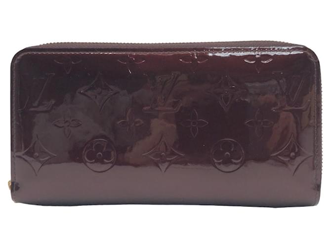 Louis Vuitton Patent Leather Zippy Wallet M93522 Red  ref.1579269