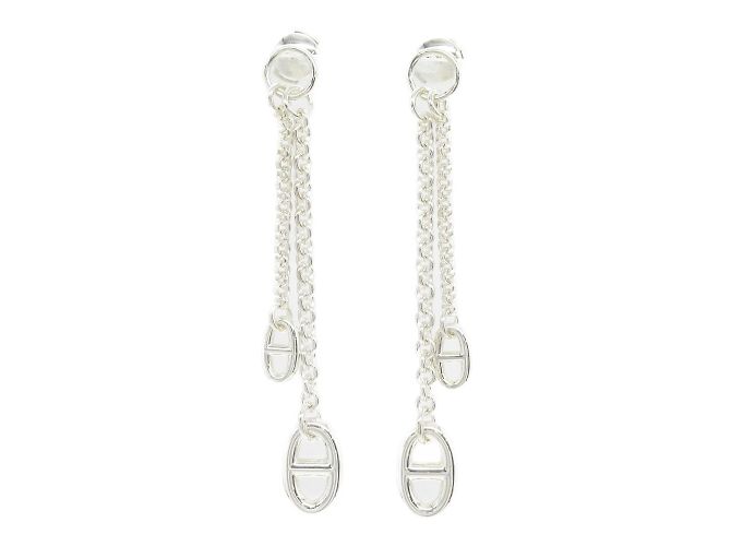 Hermès Orecchini a catena Farandole di Hermes Argento