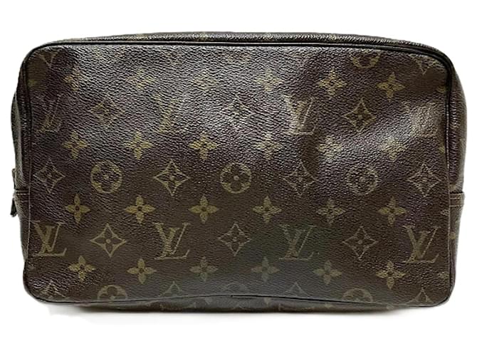 Louis Vuitton Monogram True Toilet 28 Clutch Bag Brown  ref.1580156