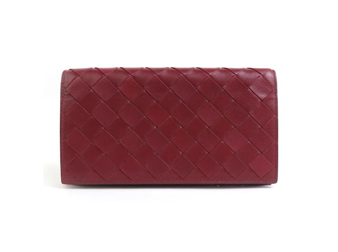 財布・小物その他 BOTTEGA VENETA Woman Wallet Burgundy 796324VCPP3 2247 Bottega Veneta Burgundy Bi-fold Long Wallet Dark red Leather