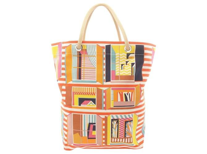 Hermès Hermes From My Window Beach Bag Multiple colors