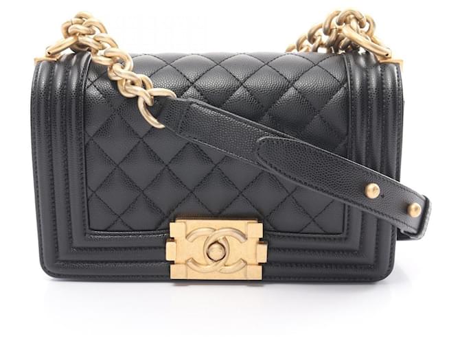 Designer Handbags Chanel Boy Bag Small Black And Gold Large Boy