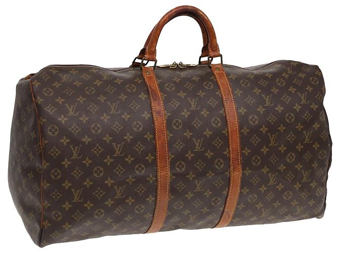 LOUIS VUITTON Monogram Keepall 60 Bolsa Boston M41422 LV Auth 85116 Monograma