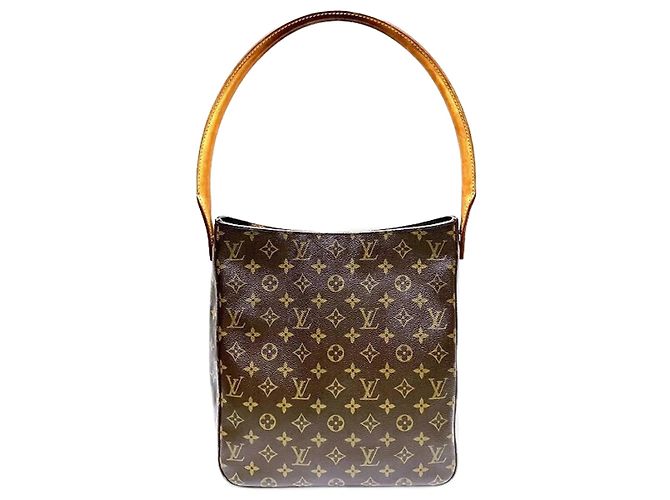 Sac à main Louis Vuitton Monogram Looping GM Marron