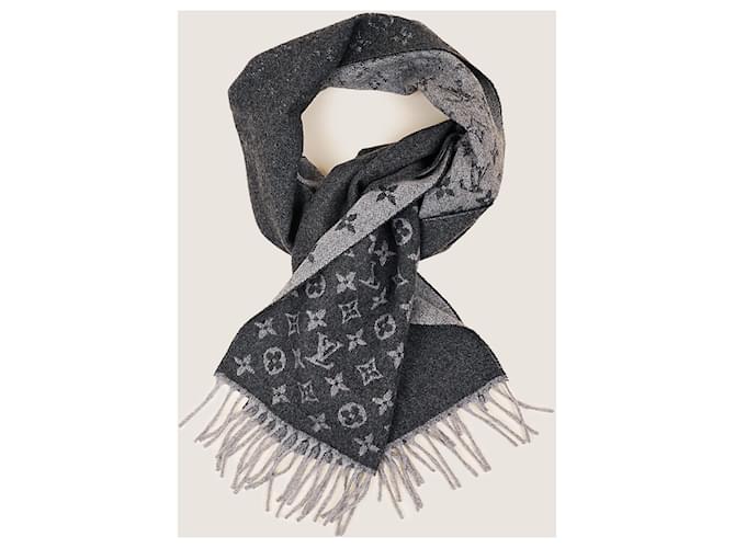 Sciarpa Donna Sciarpa Grigia Louis Vuitton Foulard Louis Vuitton