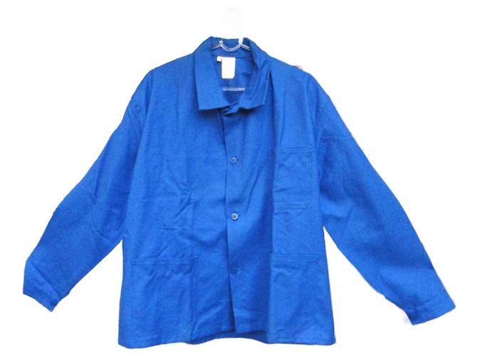 Autre Marque Blaue Arbeitsjacke aus Baumwolle Größe 58