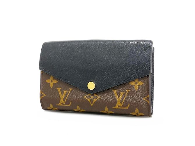 Portafoglio Compatto Pallas Monogramma Louis Vuitton Marrone Nero