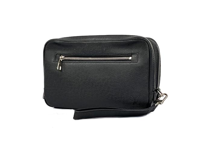 Louis Vuitton Clutch Bag Taiga Pochette Kasai M33409 Grey  ref.1584739