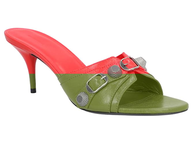 Balenciaga mules red deals