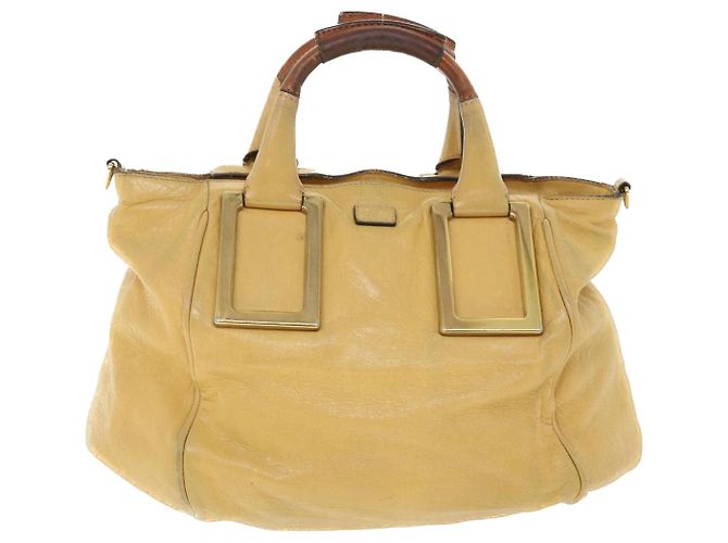 Chloé Borsa Chloe Ethel Giallo Pelle