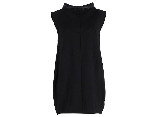 Abito Mini Tank Marc Jacobs in Lana Nera Nero